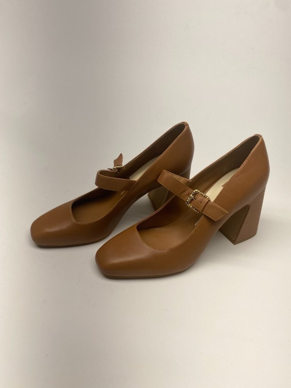Dolce Vita Women's Lakota Mary Jane Caramel Heels Sz 10 - Picture 1 of 10